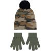 imageHurley Unisex Kids Beanie and Glove SetGreen Camo