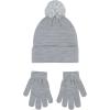 imageHurley Unisex Kids Beanie and Glove SetGrey HeatherWhite