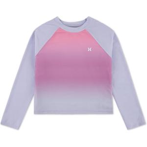 imageHurley Girls Long Sleeve Rash Guard ShirtChina Rose