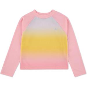 imageHurley Girls Long Sleeve Rash Guard ShirtPink Flamingo