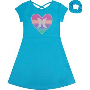 imageHurley Girls Short Sleeve DressBlueHeart