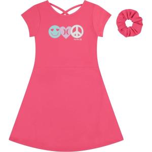 imageHurley Girls Short Sleeve DressPinkPeace