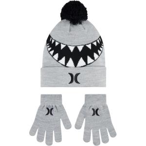 imageHurley Unisex Kids Beanie and Glove SetDark Grey Heather