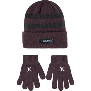 imageHurley Unisex Kids Beanie and Glove SetDeep Maroon