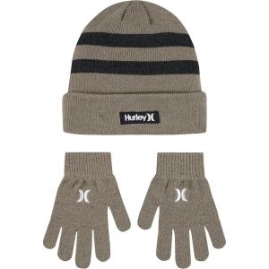 imageHurley Unisex Kids Beanie and Glove SetKhaki