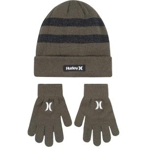 imageHurley Unisex Kids Beanie and Glove SetOlive