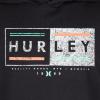 imageHurley Boys Long Sleeve Hooded Graphic TShirtBlack