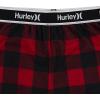 imageHurley Boys Pajama 2Piece SetGym RedBuffalo Check
