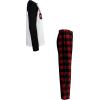 imageHurley Boys Pajama 2Piece SetGym RedPenguin