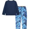 imageHurley Boys Pajama 2Piece SetMidnight Navy Tie Dye