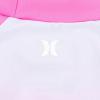 imageHurley Girls Long Sleeve Rash Guard 2Piece SwimsuitChina Rose