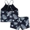 imageHurley Girls Tankini 2Piece SwimsuitBlackBoyshort