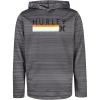 imageHurley Boys Long Sleeve Hooded Graphic TShirtDark Grey Heather