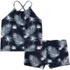 imageHurley Girls Tankini 2Piece SwimsuitBlackBoyshort