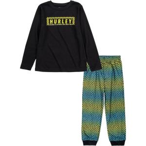 imageHurley Boys Pajama 2Piece SetBlackGradient