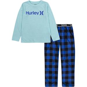 imageHurley Boys Pajama 2Piece SetGame RoyalBuffalo Check