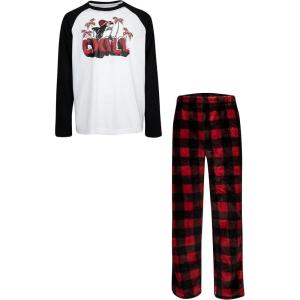 imageHurley Boys Pajama 2Piece SetGym RedPenguin