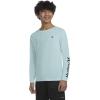 imageHurley Boys Long Sleeve UPF 50 Rash Guard Swim ShirtMint Candy Heather