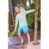 imageHurley Boys Long Sleeve UPF 50 Rash Guard Swim ShirtMint Candy Heather