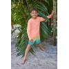 imageHurley Boys Long Sleeve UPF 50 Rash Guard Swim ShirtSunset Glow Heather