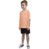 imageHurley Boys Long Sleeve UPF 50 Rash Guard Swim ShirtSunset Glow Heather