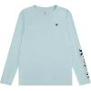imageHurley Boys Long Sleeve UPF 50 Rash Guard Swim ShirtMint Candy Heather