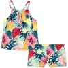 imageHurley Girls Boyshort Tankini 2Piece SwimsuitPinkFruits