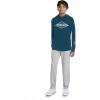 imageHurley Boys Long Sleeve Hooded Graphic TShirtDeepwaters
