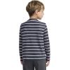imageHurley Boys Long Sleeve Soft Basic Cloud Slub TShirtCarbonWhite