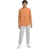 imageHurley Boys Long Sleeve Soft Basic Cloud Slub TShirtOrange Cream