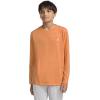 imageHurley Boys Long Sleeve Soft Basic Cloud Slub TShirtOrange Cream