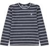 imageHurley Boys Long Sleeve Soft Basic Cloud Slub TShirtCarbonWhite