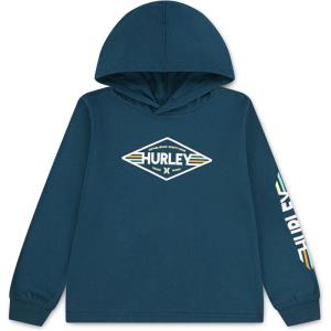 imageHurley Boys Long Sleeve Hooded Graphic TShirtDeepwaters