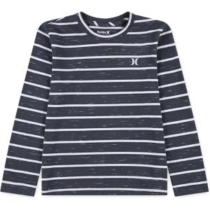 imageHurley Boys Long Sleeve Soft Basic Cloud Slub TShirtCarbonWhite
