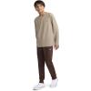 imageHurley boys Long Sleeve Soft Basic Tshirt and Joggers 2piece Outfit SetEspresso Heather