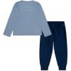 imageHurley boys Long Sleeve Soft Basic Tshirt and Joggers 2piece Outfit SetMidnight Blue Heather