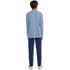imageHurley boys Long Sleeve Soft Basic Tshirt and Joggers 2piece Outfit SetMidnight Blue Heather
