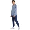 imageHurley boys Long Sleeve Soft Basic Tshirt and Joggers 2piece Outfit SetMidnight Blue Heather