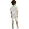 imageHurley unisexbaby And Toddler Boys Short Sleeve Button Up Shirt and Shorts 2piece Outfit SetPale Ivory