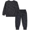 imageHurley unisexbaby Soft Basic Cloud Slub Crewneck Sweatshirt and Joggers 2piece Outfit SetCarbon