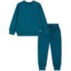 imageHurley unisexbaby Soft Basic Cloud Slub Crewneck Sweatshirt and Joggers 2piece Outfit SetDeepwaters