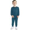 imageHurley unisexbaby Soft Basic Cloud Slub Crewneck Sweatshirt and Joggers 2piece Outfit SetDeepwaters