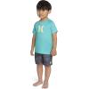 imageHurley Boys Graphic UPF 50 Rash Guard Swim ShirtAurora GreenIcon