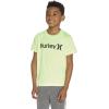 imageHurley Boys Graphic UPF 50 Rash Guard Swim ShirtVolt Glow
