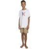 imageHurley Boys Graphic UPF 50 Rash Guard Swim ShirtWhiteAmericana