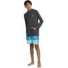 imageHurley Boys Long Sleeve Hooded UPF 50 Rash Guard Swim ShirtBlack Heather