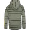 imageHurley boys Long Sleeve Soft Basic Cloud Slub Hooded TshirtArmyStripe