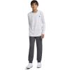 imageHurley boys Long Sleeve Soft Basic Cloud Slub Hooded TshirtBlackWhite