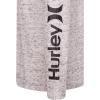imageHurley boys Long Sleeve Soft Basic Cloud Slub Hooded TshirtBlackWhiteLogo