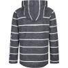 imageHurley boys Long Sleeve Soft Basic Cloud Slub Hooded TshirtCarbonStripe